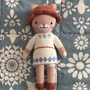 Cuddle + Kind Chelsea the Cat, Little 13”, Hand Knit Doll